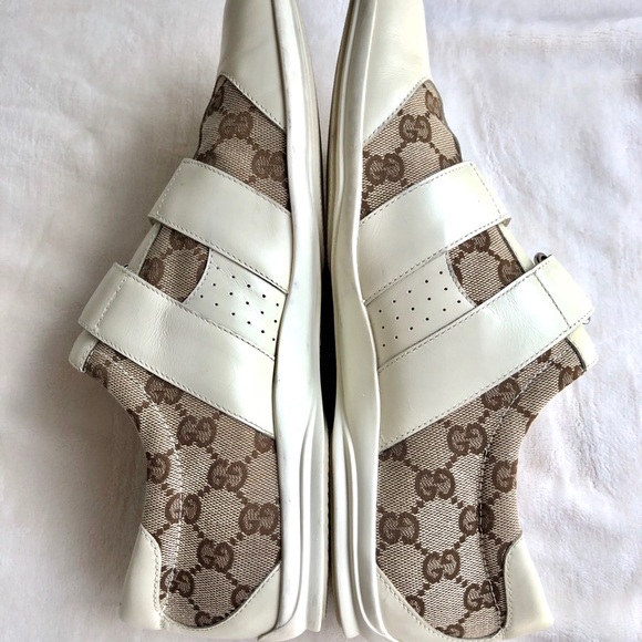 Gucci Velcro Monogram Sneakers - Picture 3 of 13